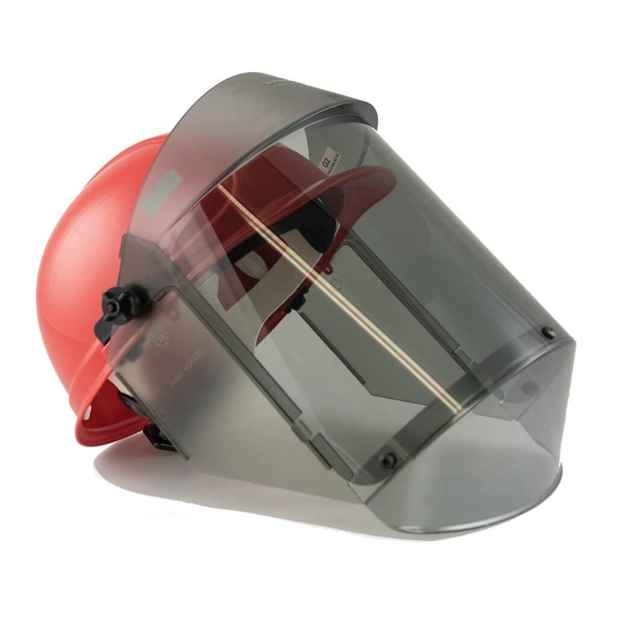 OBERON™ - Face Shield & Hard Cap - Arc Flash - 30 Cal TCG™ - Canadian - Lens Color: Clear Grey Anti-Fog - Model # 21AGR30AFCC+500